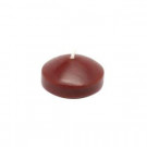 Zest Candle 1.75 in. Brown Floating Candles (Box of 24)-CFZ-019 203362936