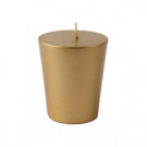 Zest Candle 1.75 in. Metallic Gold Votive Candles (12-Box)-CVM-001 203363136