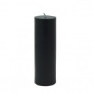 Zest Candle 2 in. x 6 in. Black Pillar Candle Bulk (24-Case)-CPZ-122_24 203369601