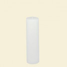 Zest Candle 2 in. x 6 in. White Pillar Candle Bulk (24-Case)-CPZ-112_24 203369591