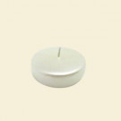Zest Candle 2.25 in. Pearl White Floating Candles (Box of 24)-CFZ-078 203362995