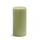 Zest Candle 3 in. x 6 in. Sage Green Pillar Candles Bulk (12-Case)-CPZ-089_12 203363240