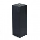 Zest Candle 3 in. x 9 in. Black Square Pillar Candle Bulk (12-Box)-CPZ-161_12 203369640