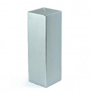 Zest Candle 3 in. x 9 in. Metallic Silver Square Pillar Candle Bulk (12-Box)-CPZ-162_12 203369641
