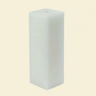 Zest Candle 3 in. x 9 in. White Square Pillar Candle Bulk (12-Box)-CPZ-151_12 203369630