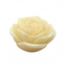 Zest Candle 3 in. Ivory Rose Floating Candles (12-Box)-CFZ-071 203362988