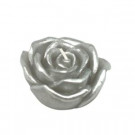 Zest Candle 3 in. Metallic Silver Rose Floating Candles (12-Box)-CFZ-102 203363018